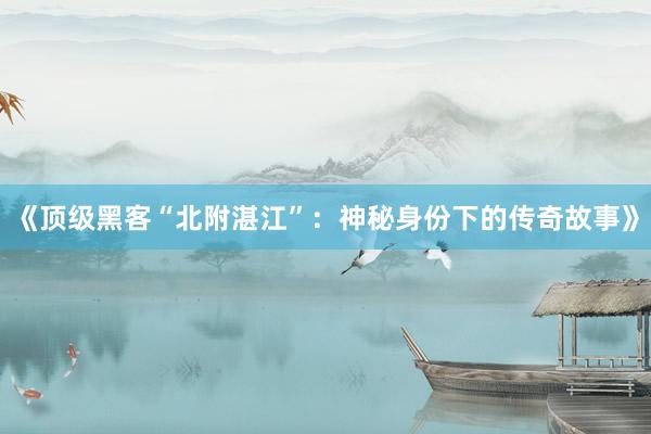 《顶级黑客“北附湛江”：神秘身份下的传奇故事》